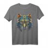 Wolf Kunst Polygon - Tierliebhaber Motiv Wolf T-Shirt für Natur- und Tierfreunde