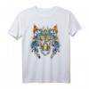 Wolf Kunst Polygon - Tierliebhaber Motiv Wolf T-Shirt für Natur- und Tierfreunde