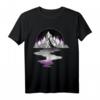 Asexual River Mountain LGBT Gay Festival Pride T-Shirt mit Ace Flagge – Stolz zeigen & Unterstützung ausdrücken