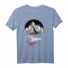 Asexual River Mountain LGBT Gay Festival Pride T-Shirt mit Ace Flagge – Stolz zeigen & Unterstützung ausdrücken