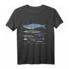 Wal Arten Meeressäuger T-Shirt mit Blauwal, Buckelwal & Co. – Perfekt für Meerestier- und Naturschutzliebhaber