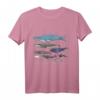 Wal Arten Meeressäuger T-Shirt mit Blauwal, Buckelwal & Co. – Perfekt für Meerestier- und Naturschutzliebhaber