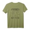 Friends not Food Veganes T-Shirt – Tierschutz, Vegetarier & Veganer Lebensstil Ausdruck