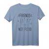 Friends not Food Veganes T-Shirt – Tierschutz, Vegetarier & Veganer Lebensstil Ausdruck