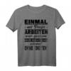 Lustiges Fun T-Shirt mit Spruch: Einmal Mit Profis Arbeiten War Gestern – Ironische Arbeitskleidung für Büro, Job & Kollegen