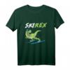 Skirex T-Rex Ski Fahrer Dino Geschenk T-Shirt – Lustiges Winterurlaub & Skifahrer Geschenk für Männer, Frauen & Kinder