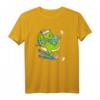 Lustiges Dinosaurier fährt Ski T-Shirt - Perfektes Geschenk für Skifahrer, Dino-Fans und Après-Ski Party