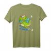 Lustiges Dinosaurier fährt Ski T-Shirt - Perfektes Geschenk für Skifahrer, Dino-Fans und Après-Ski Party