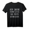 HapOwl T-Shirt mit lustigem Spruch 'Ich suche mein Zettel' – Perfekt für Kollegen, Lehrer und Schüler, Büro-Humor & Schulwitze