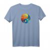 Yin Yang Elemente Taoismus Spirituelles T-Shirt - Yoga, Kampfsport & Esoterik Geschenk für Freunde und Familie