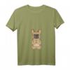 Damen Frenchie Meditation - Französische Bulldogge Yoga Mandala T-Shirt mit V-Ausschnitt für Hunde- und Yoga-Liebhaber