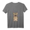 Damen Frenchie Meditation - Französische Bulldogge Yoga Mandala T-Shirt mit V-Ausschnitt für Hunde- und Yoga-Liebhaber