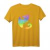 Katze Yin Yang Rainbow Yoga Meditation Balance LGBT Pride T-Shirt – Inklusive, Beruhigend & Unterstützend für Yoga, Meditation & LGBT-Gemeinschaft