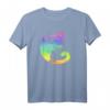 Katze Yin Yang Rainbow Yoga Meditation Balance LGBT Pride T-Shirt – Inklusive, Beruhigend & Unterstützend für Yoga, Meditation & LGBT-Gemeinschaft