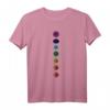 Regenbogen-Chakra-Ausrichtung T-Shirt für Meditation, Yoga & Spiritualität – Perfektes Geschenk für Chakra-Liebhaber und Geistige Heilung