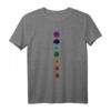 Regenbogen-Chakra-Ausrichtung T-Shirt für Meditation, Yoga & Spiritualität – Perfektes Geschenk für Chakra-Liebhaber und Geistige Heilung