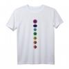 Regenbogen-Chakra-Ausrichtung T-Shirt für Meditation, Yoga & Spiritualität – Perfektes Geschenk für Chakra-Liebhaber und Geistige Heilung