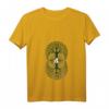 Damen Lebensbaum Spirituell Esoterik Yoga T-Shirt mit V-Ausschnitt – Mystisches Keltisches Motiv für Meditation, Entspannung & Naturverbundene Geschenke