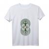 Damen Lebensbaum Spirituell Esoterik Yoga T-Shirt mit V-Ausschnitt – Mystisches Keltisches Motiv für Meditation, Entspannung & Naturverbundene Geschenke