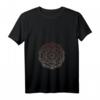 Damen Mandala Symbol Kupfer Esoterik T-Shirt mit V-Ausschnitt – Spirituelles Motiv für Mädchen & Meditation