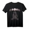 Meditation Yoga Mondphasen T-Shirt - Spirituelles Outfit für Yogis, Meditationslehrer & Mondliebhaber