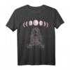 Meditation Yoga Mondphasen T-Shirt - Spirituelles Outfit für Yogis, Meditationslehrer & Mondliebhaber