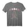 Meditation Yoga Mondphasen T-Shirt - Spirituelles Outfit für Yogis, Meditationslehrer & Mondliebhaber