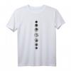Mondphasen mit Sternen - Mond Totem T-Shirt für Astronomie, Mythologie & Spirituelle Feste – Geschenkidee für Wicca, Hexen, Sci-Fi & Gothic Fans