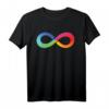 Rainbow Infinity Love Autism Neurodiversity Awareness T-Shirt – Symbol für Vielfalt, Stolz & Unterstützung