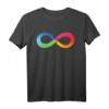 Rainbow Infinity Love Autism Neurodiversity Awareness T-Shirt – Symbol für Vielfalt, Stolz & Unterstützung