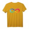 Rainbow Infinity Love Autism Neurodiversity Awareness T-Shirt – Symbol für Vielfalt, Stolz & Unterstützung