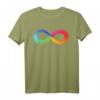 Rainbow Infinity Love Autism Neurodiversity Awareness T-Shirt – Symbol für Vielfalt, Stolz & Unterstützung