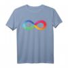 Rainbow Infinity Love Autism Neurodiversity Awareness T-Shirt – Symbol für Vielfalt, Stolz & Unterstützung