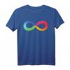 Rainbow Infinity Love Autism Neurodiversity Awareness T-Shirt – Symbol für Vielfalt, Stolz & Unterstützung