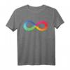 Rainbow Infinity Love Autism Neurodiversity Awareness T-Shirt – Symbol für Vielfalt, Stolz & Unterstützung