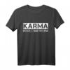 Karma Regelt Das Schon T-Shirt – Vintage Spirituelles Meditations-Shirt für Fans von Karma und Spiritualität