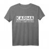 Karma Regelt Das Schon T-Shirt – Vintage Spirituelles Meditations-Shirt für Fans von Karma und Spiritualität