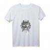 Damen Spirituelles T-Shirt mit Türkischer Inschrift, V-Ausschnitt - Ethnische, Kulturelle und Magische Symbologie