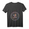 Damen Om Ohm Aum Symbol Spirituelles Yoga-Geschenk T-Shirt mit V-Ausschnitt - Leichtes, klassisch geschnittenes T-Shirt für Yoga und Spiritualität