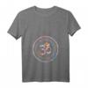 Damen Om Ohm Aum Symbol Spirituelles Yoga-Geschenk T-Shirt mit V-Ausschnitt - Leichtes, klassisch geschnittenes T-Shirt für Yoga und Spiritualität