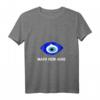 Damen Mach Kein Auge Nazar Evil Eye Amulett T-Shirt mit V-Ausschnitt – Schutzsymbol für Türkei-Reisen & Kulturelle Anlässe
