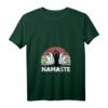 Damen Yoga T-Shirt mit Namaste Lotus Blume Meditation - Vintage Spirituell V-Ausschnitt, Leichtes und Bequemes Design