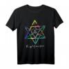 Lightworker Merkaba Sacred Geometrie Abstrakt T-Shirt – Spirituelle Kleidung für Meditation, Yoga & Harmonie
