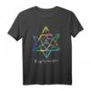 Lightworker Merkaba Sacred Geometrie Abstrakt T-Shirt – Spirituelle Kleidung für Meditation, Yoga & Harmonie