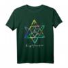 Lightworker Merkaba Sacred Geometrie Abstrakt T-Shirt – Spirituelle Kleidung für Meditation, Yoga & Harmonie
