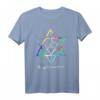 Lightworker Merkaba Sacred Geometrie Abstrakt T-Shirt – Spirituelle Kleidung für Meditation, Yoga & Harmonie