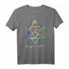 Lightworker Merkaba Sacred Geometrie Abstrakt T-Shirt – Spirituelle Kleidung für Meditation, Yoga & Harmonie