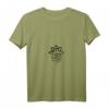 Damen Spirituelles Unalome T-Shirt mit V-Ausschnitt – Leichtes Yoga Shirt mit Lotus und Unalome Symbol, Perfekt als Geschenk für Yoga Liebhaberinnen