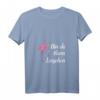 Damen Party Feiern Saufen Wein Sekt Flamingo T-Shirt mit V-Ausschnitt - Perfektes Outfit für Mädelsabend & Junggesellinnenabschied