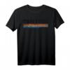 Vintage 1980er Cape Town Südafrika Souvenir T-Shirt - Retro Grafik mit bunten Streifen, ideal als Geschenk für Südafrika-Reisende